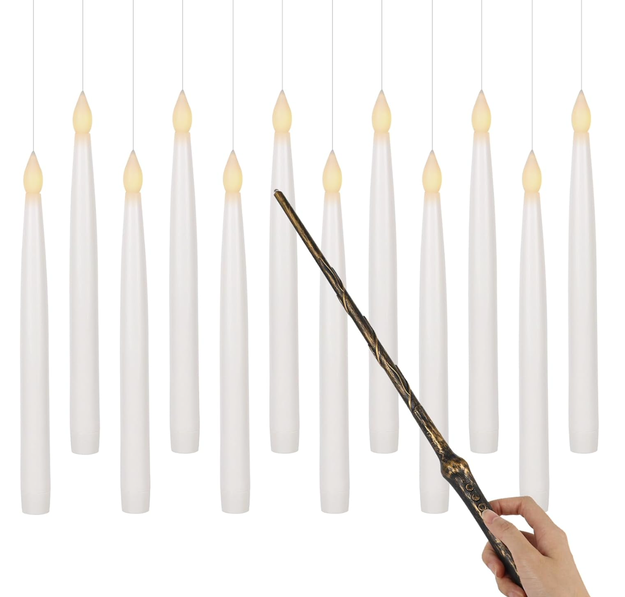 EnchantedGlow™ – Floating LED Magic Candle Set (20-Pack)