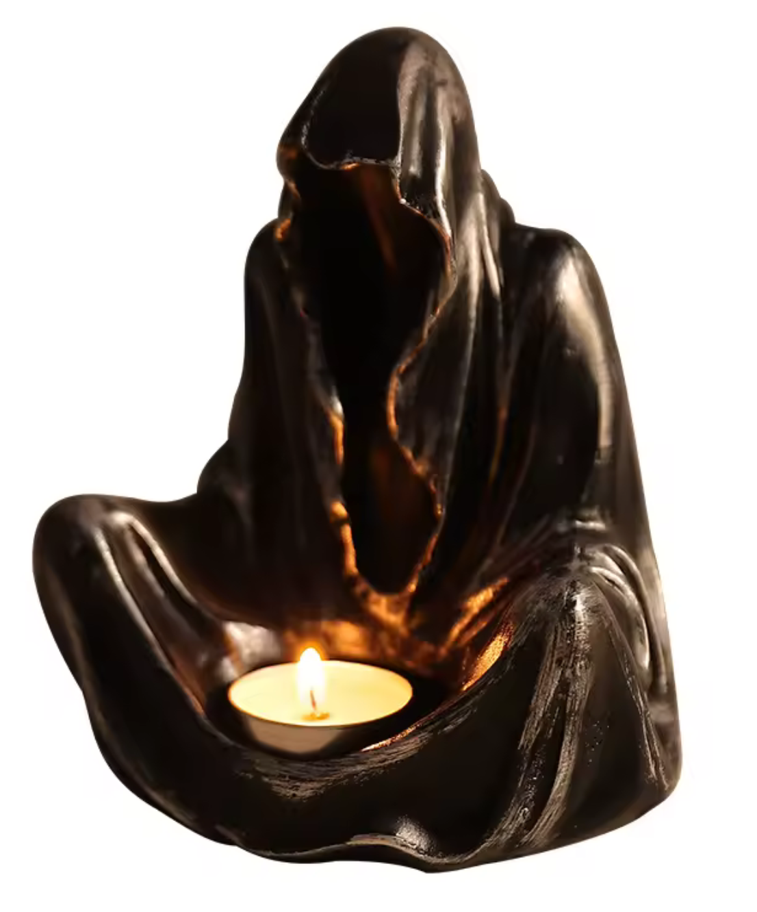 MystiGlow™ – Halloween Magician Cape & Candle Holder
