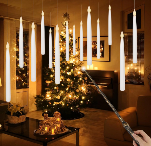 EnchantedGlow™ – Floating LED Magic Candle Set (20-Pack)